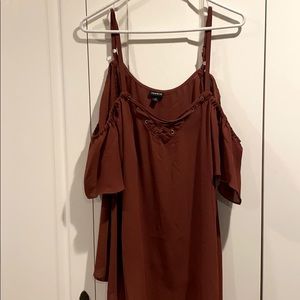 Cold shoulder blouse